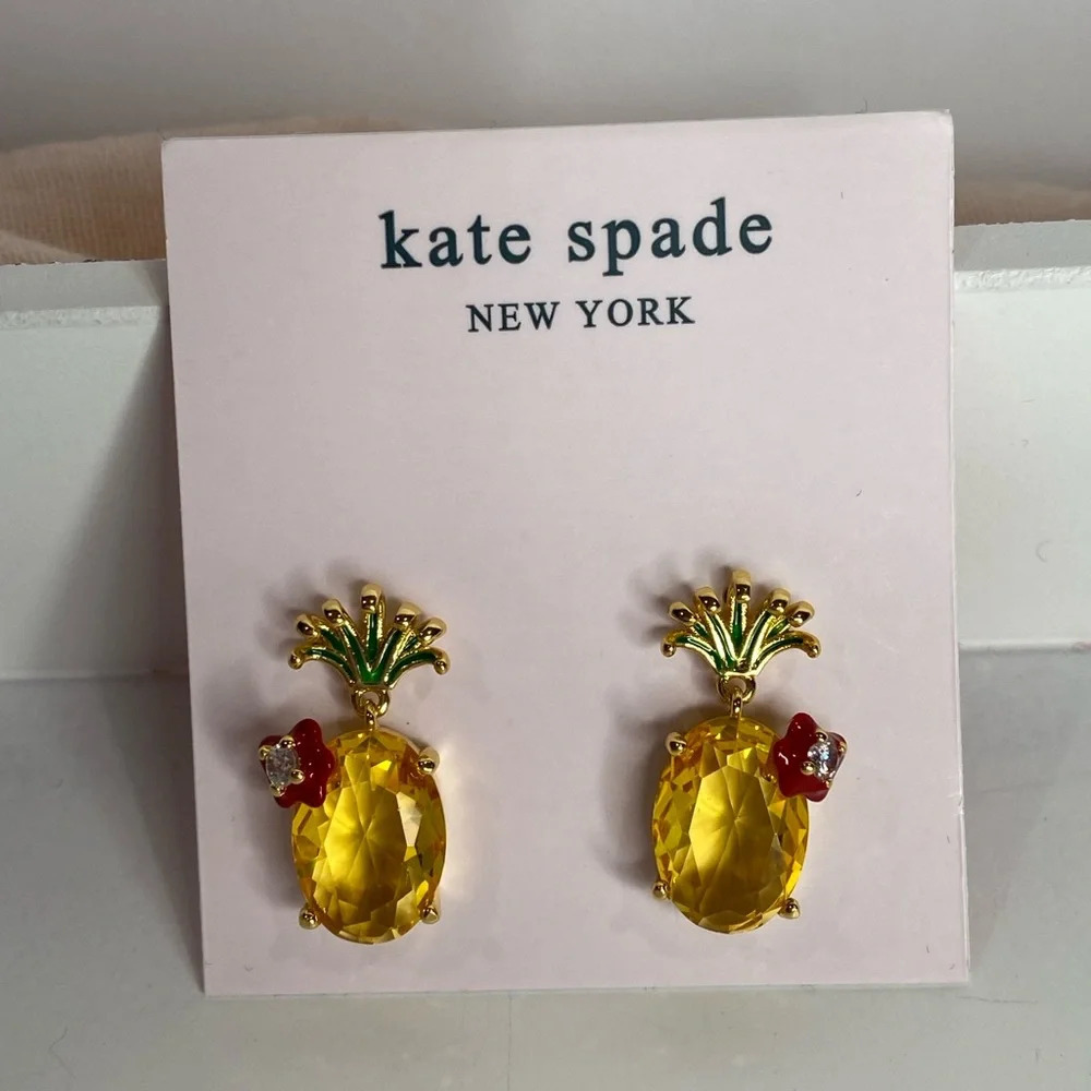 Kate Spade NEW Pineapple Earrings - Picture 8 of 10